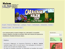 Tablet Screenshot of halemfrance.org